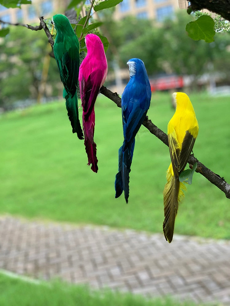 Cimo - Figurilla de loro para decoración de jardín