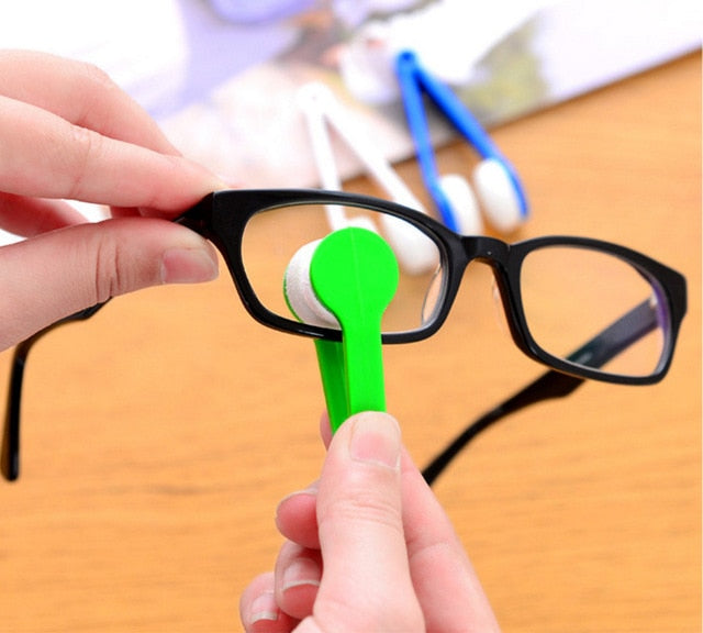 Ecas - Limpiador de gafas portátil multifuncional