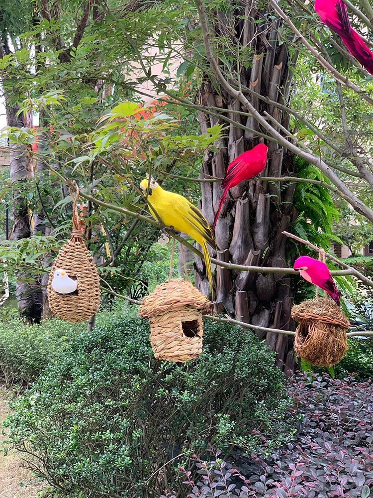 Cimo - Figurilla de loro para decoración de jardín