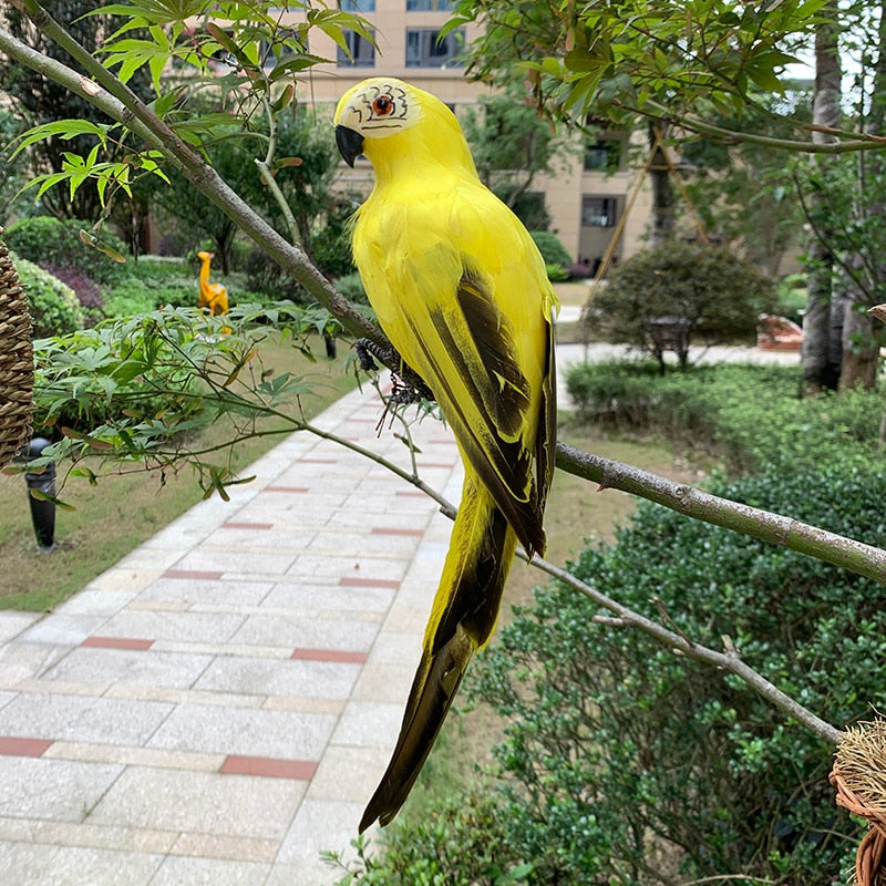 Cimo - Figurilla de loro para decoración de jardín