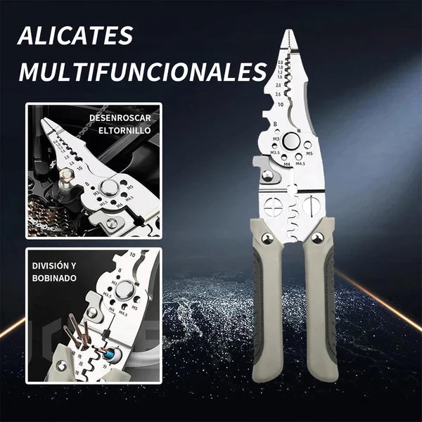Cric - Alicates Crimpadora de Cables Multifuncional