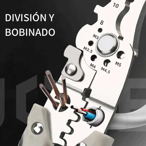 Cric - Alicates Crimpadora de Cables Multifuncional