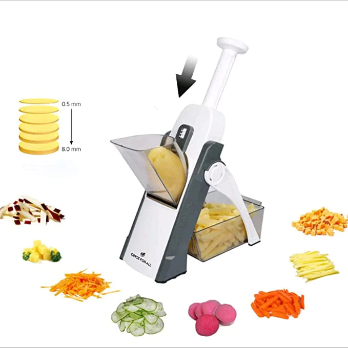 Meci - Rebanador de Alimentos Plegable Multifuncional (30 Preajustes)