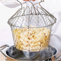 Cest - Cesta Plegable de Cocina para Enjuagar al Vapor y Freír