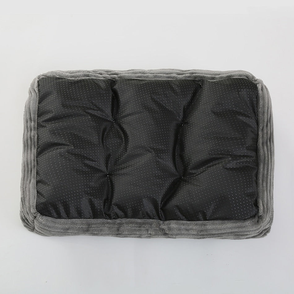 Cama Rectangular de Felpa para Perros y Gatos