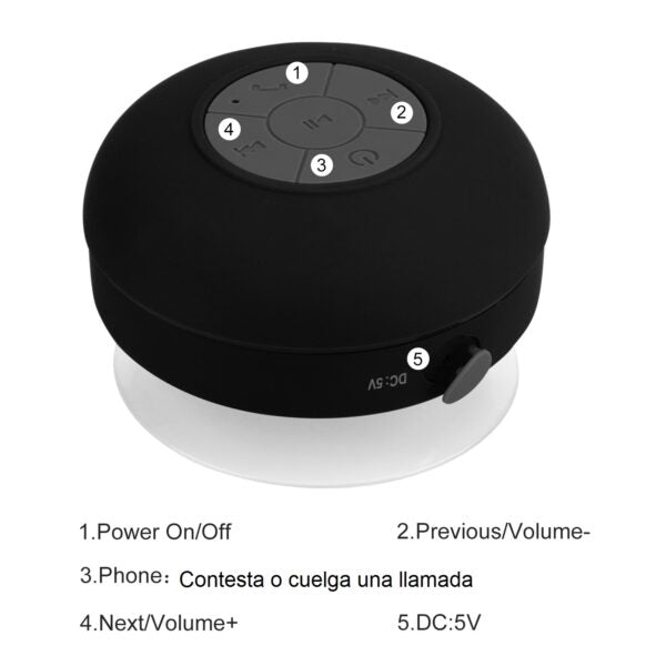 Remu - Altavoz Bluetooth Impermeable
