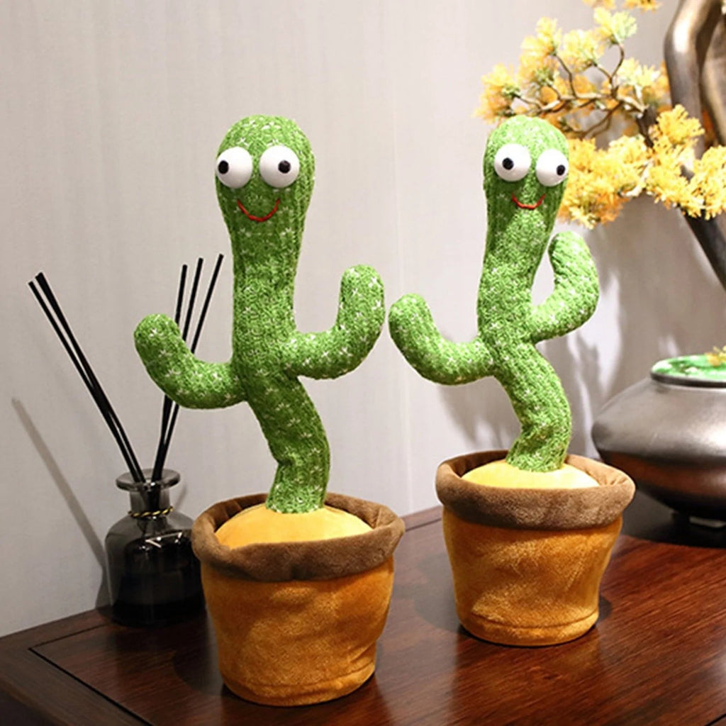 Cactus Bailarín Recargable que Repite Todo lo que Escucha