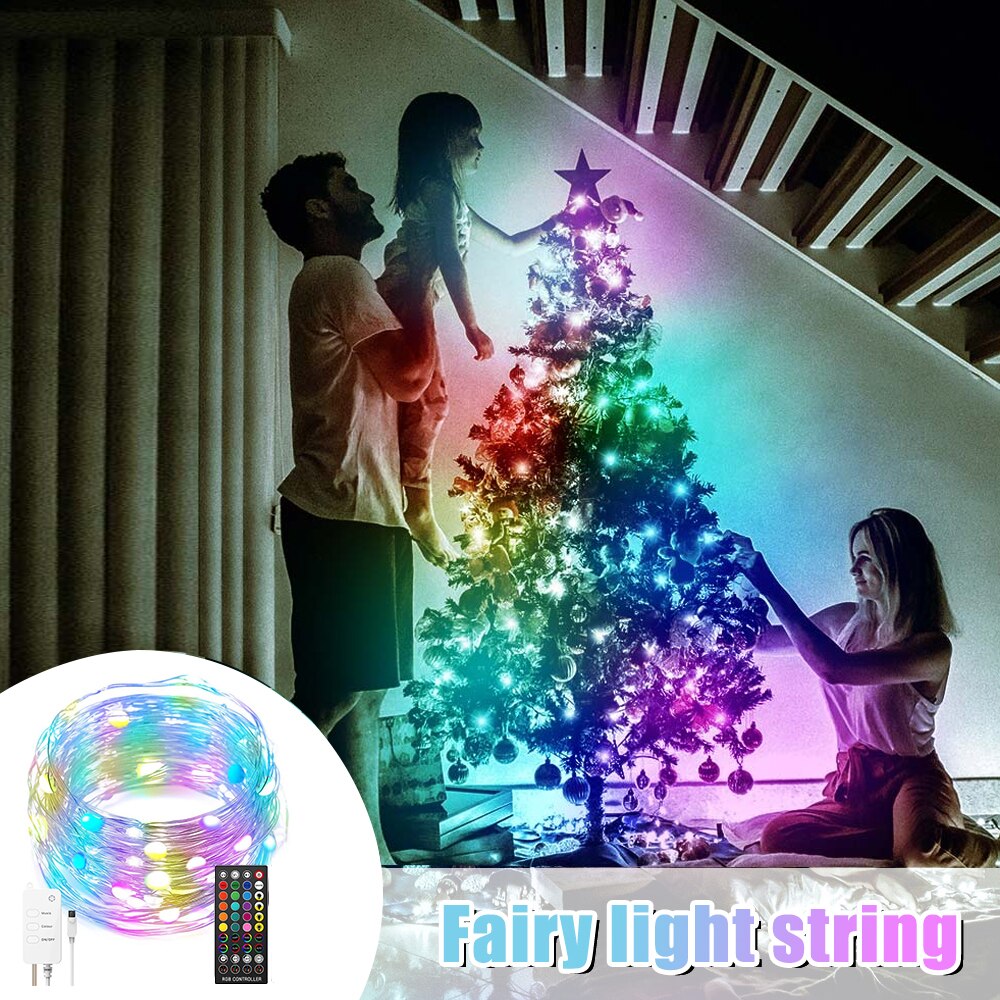 Luces de Navidad LED con Mando a Distancia